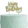 Ginger Ray Happy Birthday Candle Cake Decoration