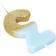 Talking Tables Blue Number 3 Birthday Candle with Gold Glitter Décoration de gâteau Talking Tables Blue Number 3 Birthday Candle with Gold Glitter Décoration de gâteau