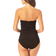 Anne Cole Twist Front Bandeaukini Swim Top - Black