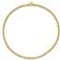 Primal Gold Semi Solid Anchor Chain Necklace - Gold