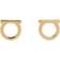 Ferragamo Gancini Earrings S - Gold