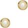 Emporio Armani Mop Earrings - Gold/White/Transparent