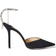 Jimmy Choo Saeda 100 Suede - Black/Crystal