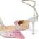 Jimmy Choo Saeda 100 - Candy Pink/Silver Crystal