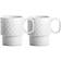 Sagaform Coffee & More White Krus 25cl 2stk