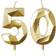 Yiran Cake Candles 50th Birthday Gold