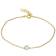 Zoe Lev Small Bezel Necklace - Gold/Diamond