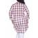 White Mark Piper Stretchy Plaid Tunic Top Plus Size - Red/White