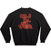 Quiksilver X Stranger Things Reefer Crew Sweatshirt - Black