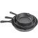 Commercial Chef Pre-Seasoned Cookware Set 3 Parts