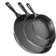 Commercial Chef Pre-Seasoned Cookware Set 3 Parts