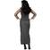 Widmann Skeleton Long Dress Costume