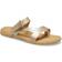 Crocs Tulum Toe Post - Metallic Champagne