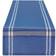 Design Imports Farmhouse Style Bordsduk Blå (274.3x35.6cm)