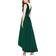 Alfred Sung High Low Gown - Hunter Green