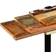 vidaXL Solid Reclaimed Wood Avlastningsbord 30x180.1cm