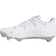 Adidas Adizero Afterburner 8 Cleats M - Cloud White/Silver Metallic/Team Light Grey