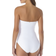 Anne Cole Twist Front Shirred One Piece - White