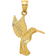 Macy's Hummingbird Pendant - Gold