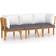 vidaXL 3087007 Loungesæt, borde inkl. 3 sofaer