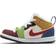 Nike Air Jordan 1 Mid SE Messy Room TD - White/Black/Pearl White/Gym Red