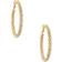 Ettika Rope Hoop Earrings - Gold/Transparent