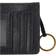 Fossil Women's Logan Leather Zip Card Case Wallet - Black