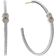 Lagos Newport Hoop Earrings - Silver/Gold/Diamonds