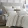 Nautica All Seasons Saybrook Bedspread Beige, Grey, White (243.8x233.7cm)