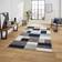 Think Rugs Matrix Blue, Grey 80x150cm