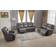 Betsy Furniture Bonded Grey Sofa 85" 3pcs 6 Seater