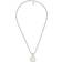 Gucci Interlocking G Pendant Necklace - Silver