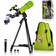 Bresser Telescopio Refractor 70/400 Con Mochila Verde Junior