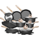 Jeetee - Cookware Set with lid 20 Parts