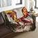 Shavel Dragon Blankets Orange (203.2x152.4cm)