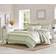 Tommy Bahama Serenity Bedspread White, Green, Blue (243.8x233.7cm)