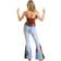 Fun Patchwork Hippie Women's Costume