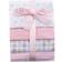 Luvable Friends Baby Girl Cotton Flannel Receiving Blankets 4-pack