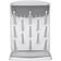 Ubbi Vertical Baby Bottle Drying Rack Grey