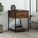 vidaXL 825851 Brown Oak Sängbord 45x44cm