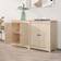 vidaXL 70x35x80cm Natural Sideboard 70x80cm 2pcs