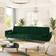 vidaXL 337584 Dark Green Sofa 78.7" 2 Seater