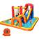 Inflatable Bounce House Water Park with Long Water Slide & Large Splash Pool