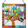 River of Goods World Tree Window Panel Wall Decor 18x18"