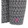 adidas Brand Love Print Cotton Biker Tights - Black/White/Semi Lucid Fuchsia (IB8910)