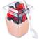 Easercy Plastic Cups Dessert with Lids Parfait 150pcs