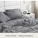 Belador Luxury Bed Sheet Grey (259.1x228.6cm)