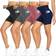 Fullsoft Biker Shorts 4-pack - Black/Navy Blue/Grey/Pink