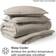 Bare Home Sandwashed Duvet Cover Gray (269.2x238.8cm)