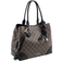 Nine West Brooklyn Jet Set Carryall - Brown Black Logo
